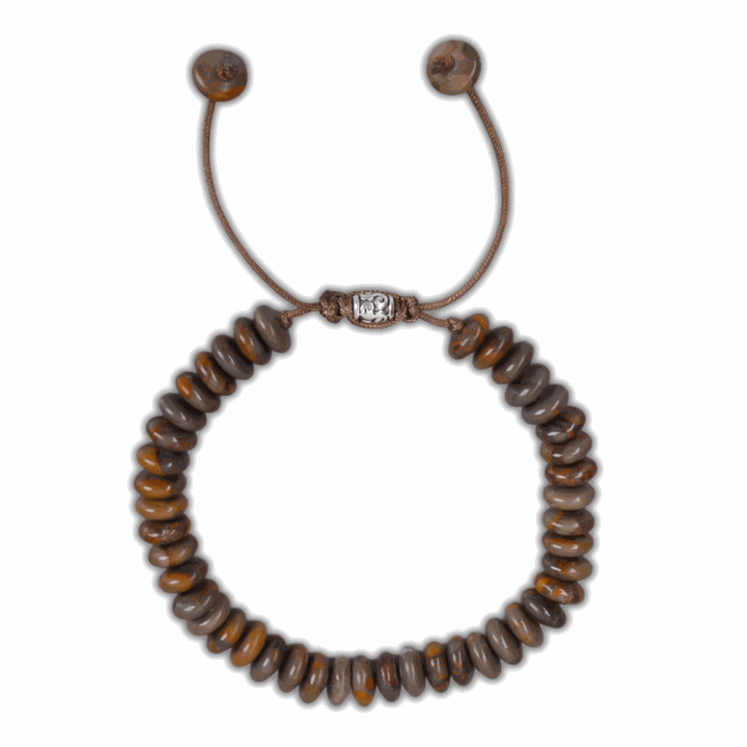 Bamboo Leaf Stone Bracelet - BRACELET Stone & Soul