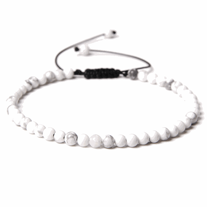 Howlite Macramé Bracelet - BRACELET Stone & Soul