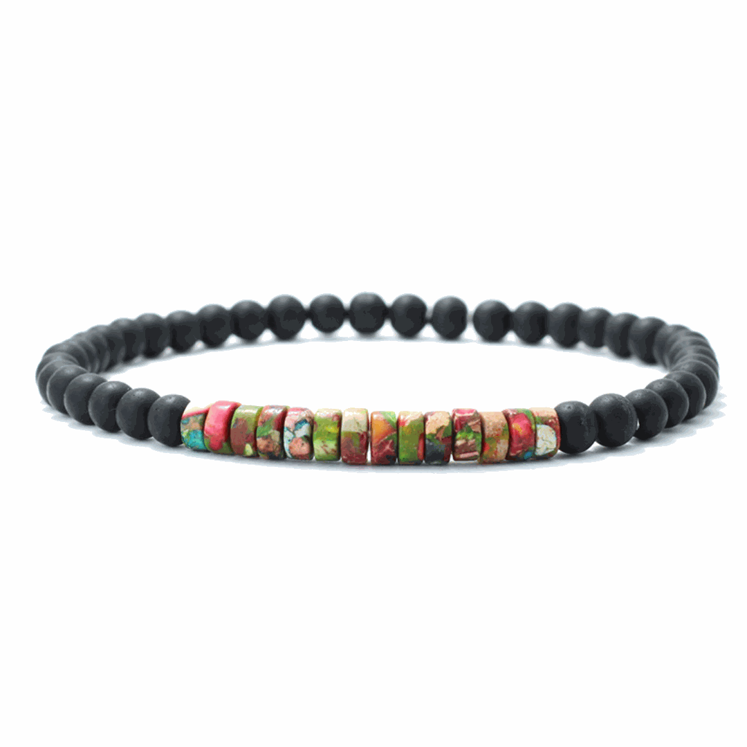 Imperial Rainbow Jasper Minimalist Bracelet - BRACELET Stone & Soul