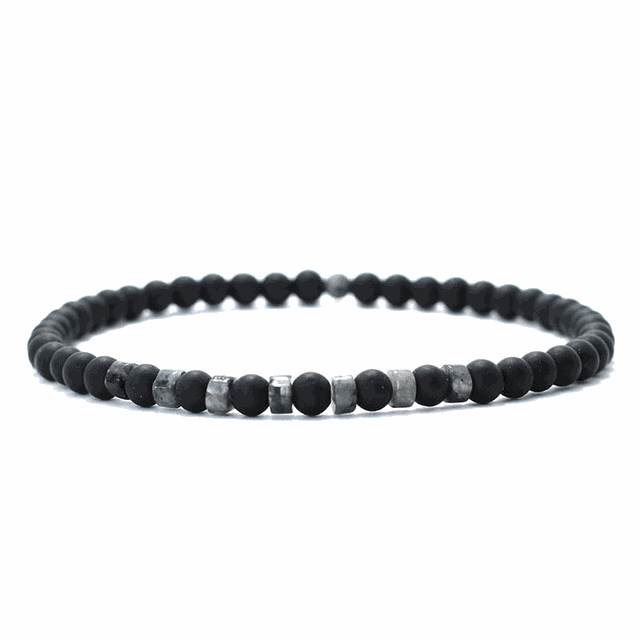 Gray Jasper Horizon Bracelet - BRACELET Stone & Soul