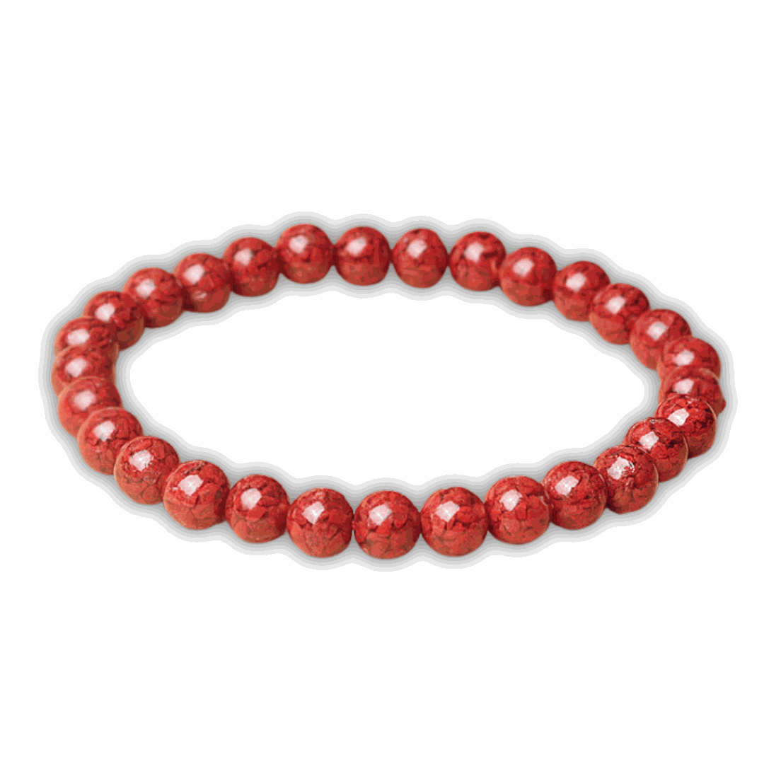 Cinnabar Bracelet - Gemstone Bracelet Stone & Soul