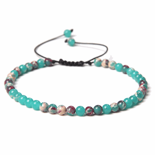 Imperial Jasper Macramé Bracelet - BRACELET Stone & Soul