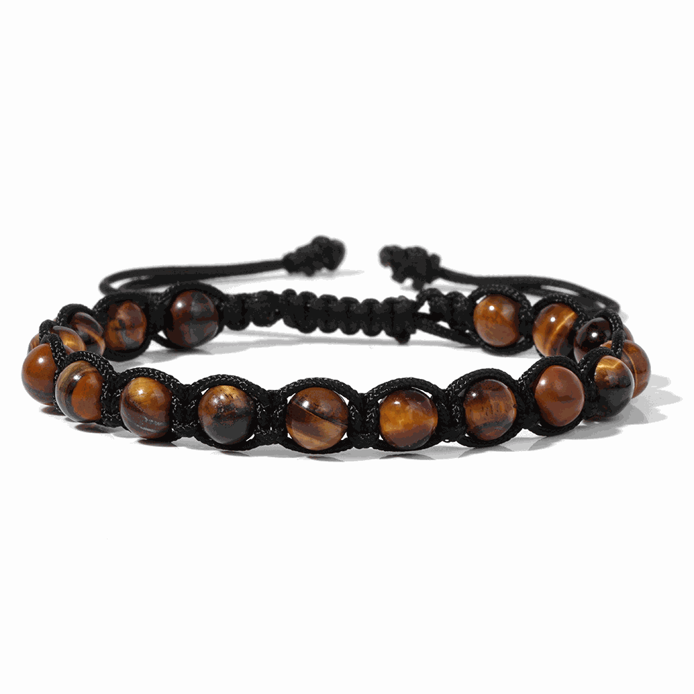 Tiger’s Eye Weave Bracelet - BRACELET Stone & Soul