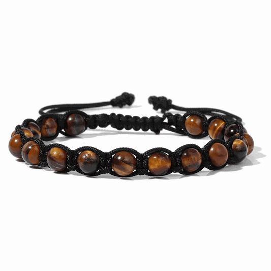Tiger’s Eye Weave Bracelet - BRACELET Stone & Soul