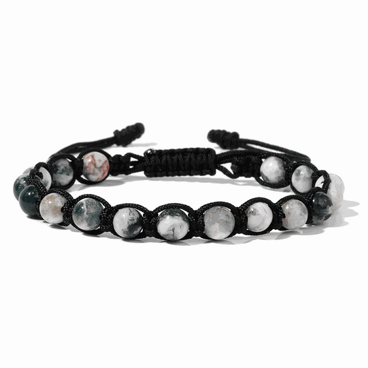 Tree Agate Weave Bracelet - BRACELET Stone & Soul
