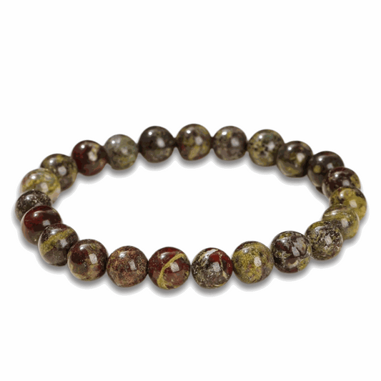 Dragon Blood Jasper Bracelet - Gemstone Bracelet Stone & Soul