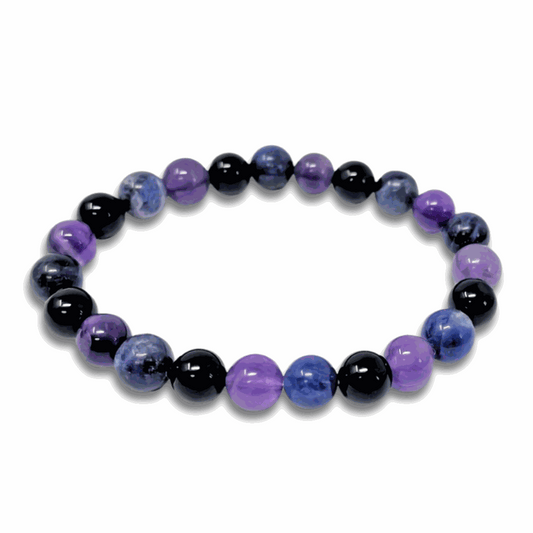 Amethyst Sodalite Onyx Bracelet - BRACELET Stone & Soul