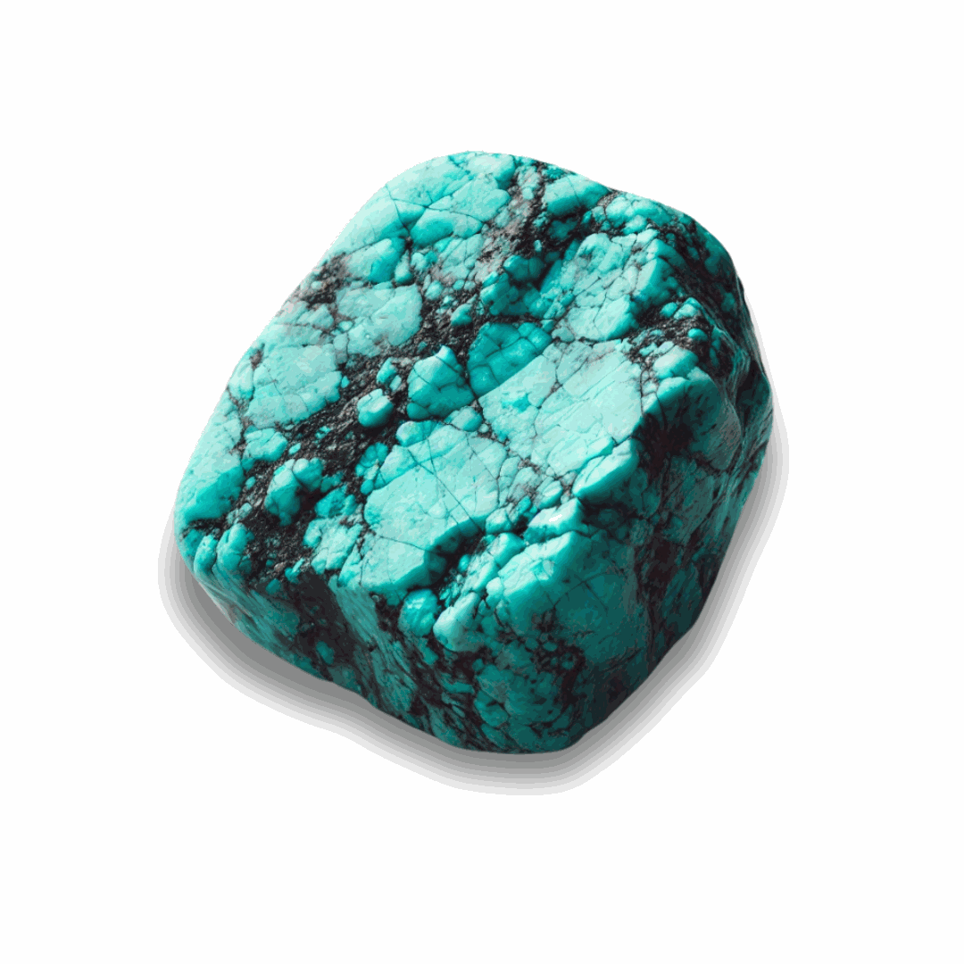 Turquoise Lava Macramé Bracelet - BRACELET Stone & Soul